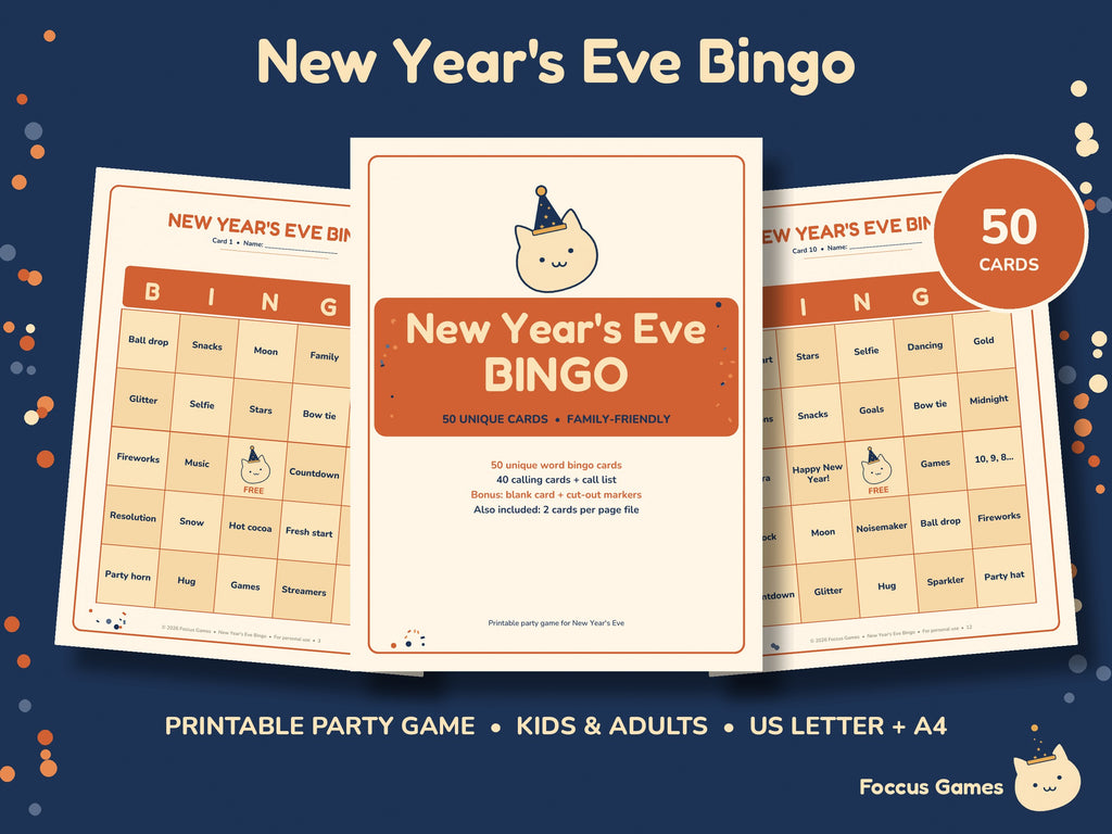 New Year's Eve Bingo
