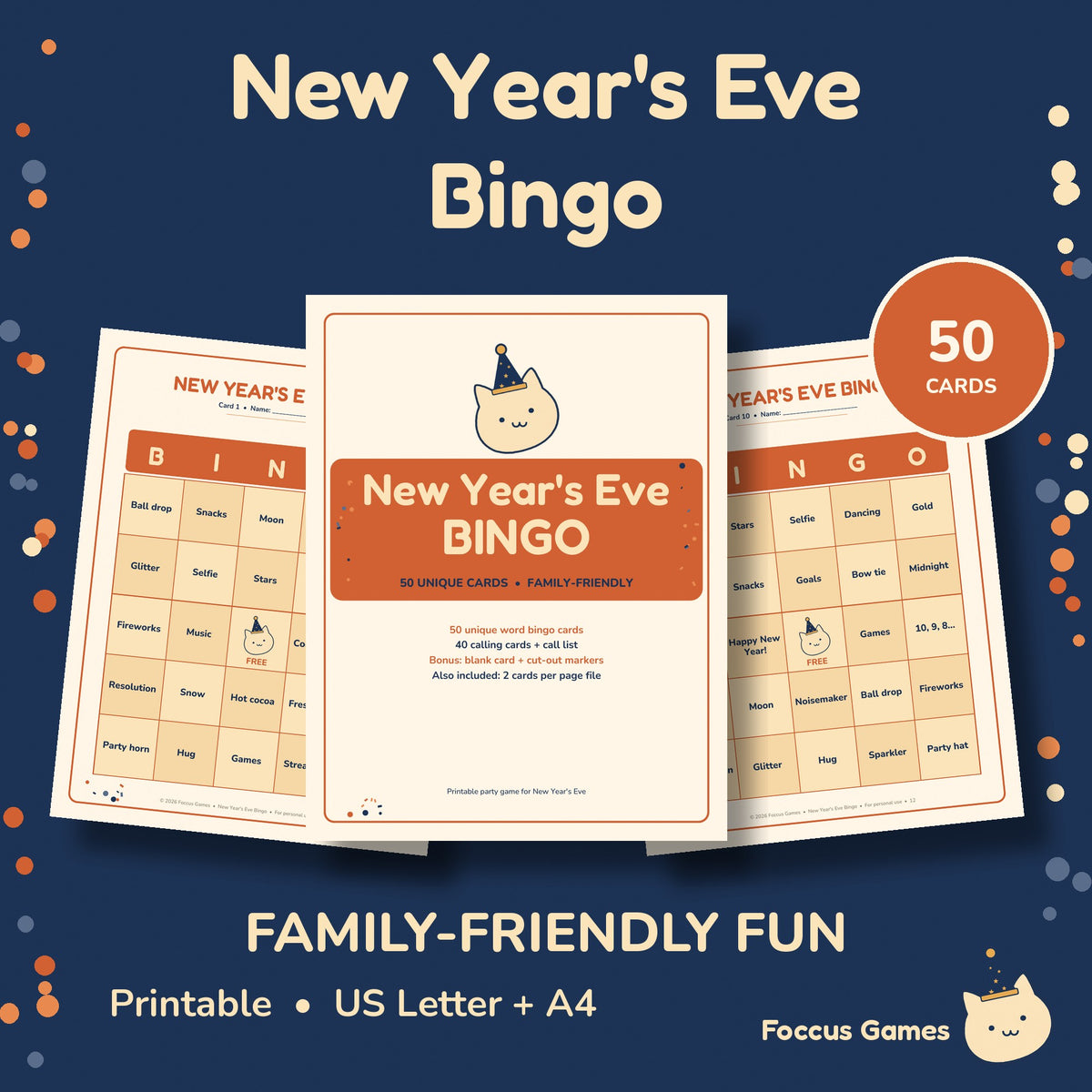 New Year's Eve Bingo