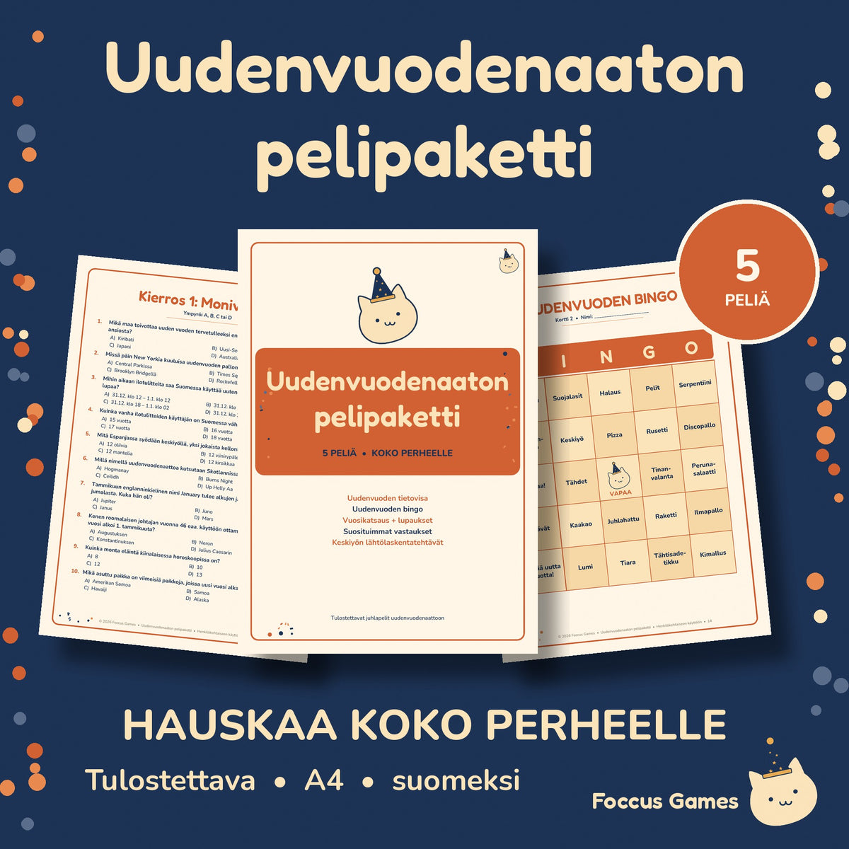 Uudenvuodenaaton pelipaketti