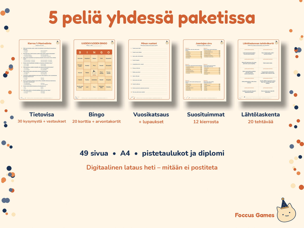 Uudenvuodenaaton pelipaketti