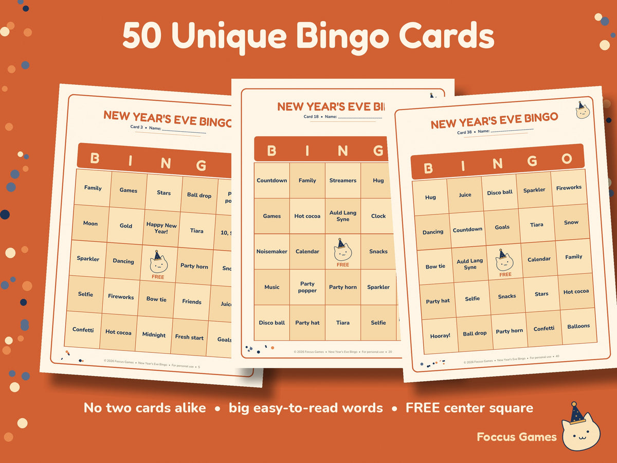 New Year's Eve Bingo