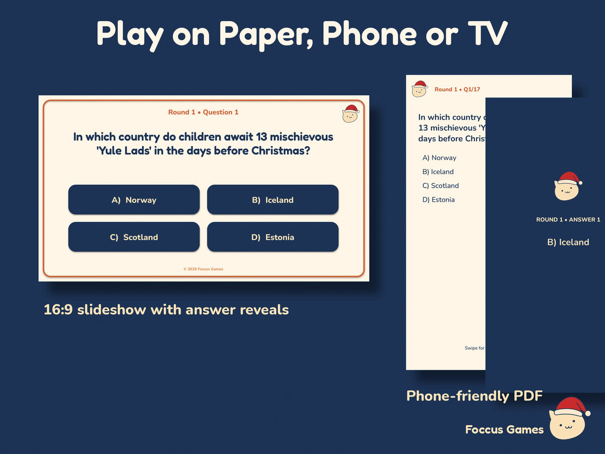 Christmas Trivia Pack