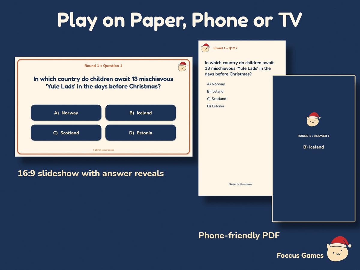 Christmas Trivia Pack