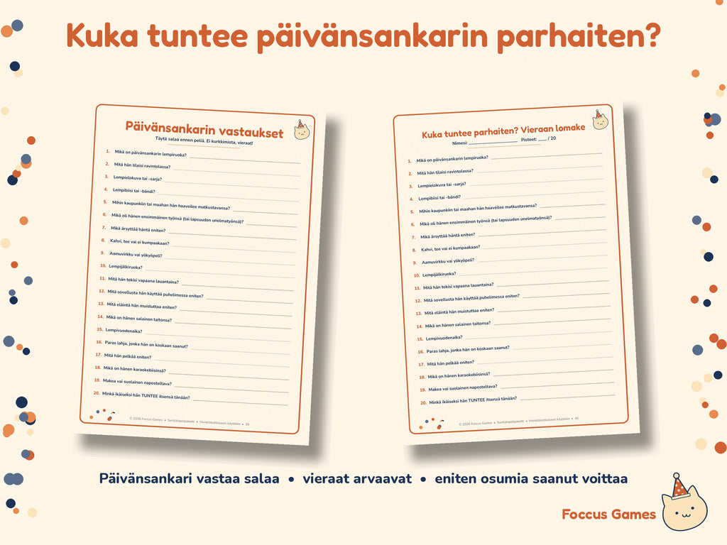 Synttäripelipaketti