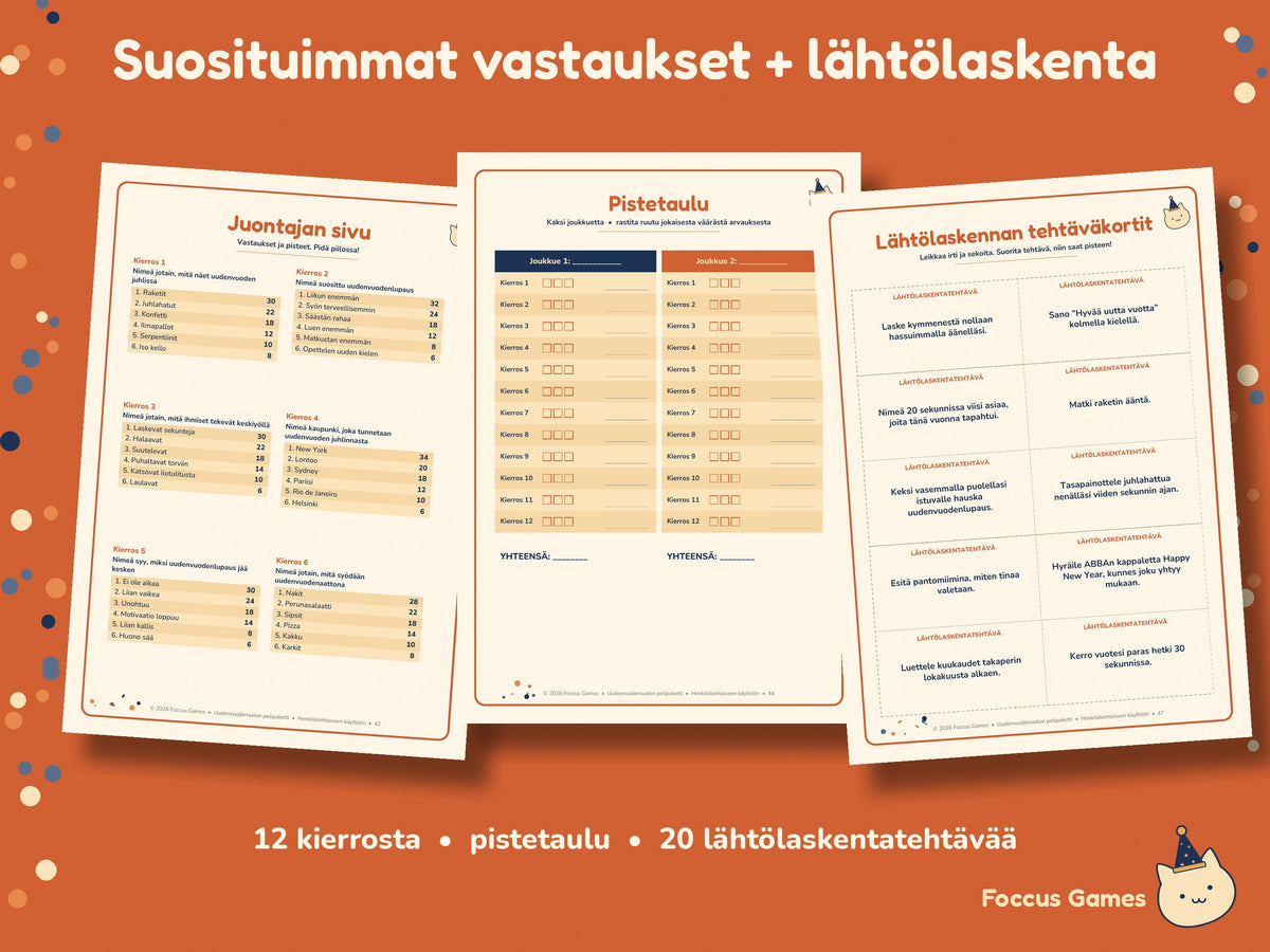 Uudenvuodenaaton pelipaketti