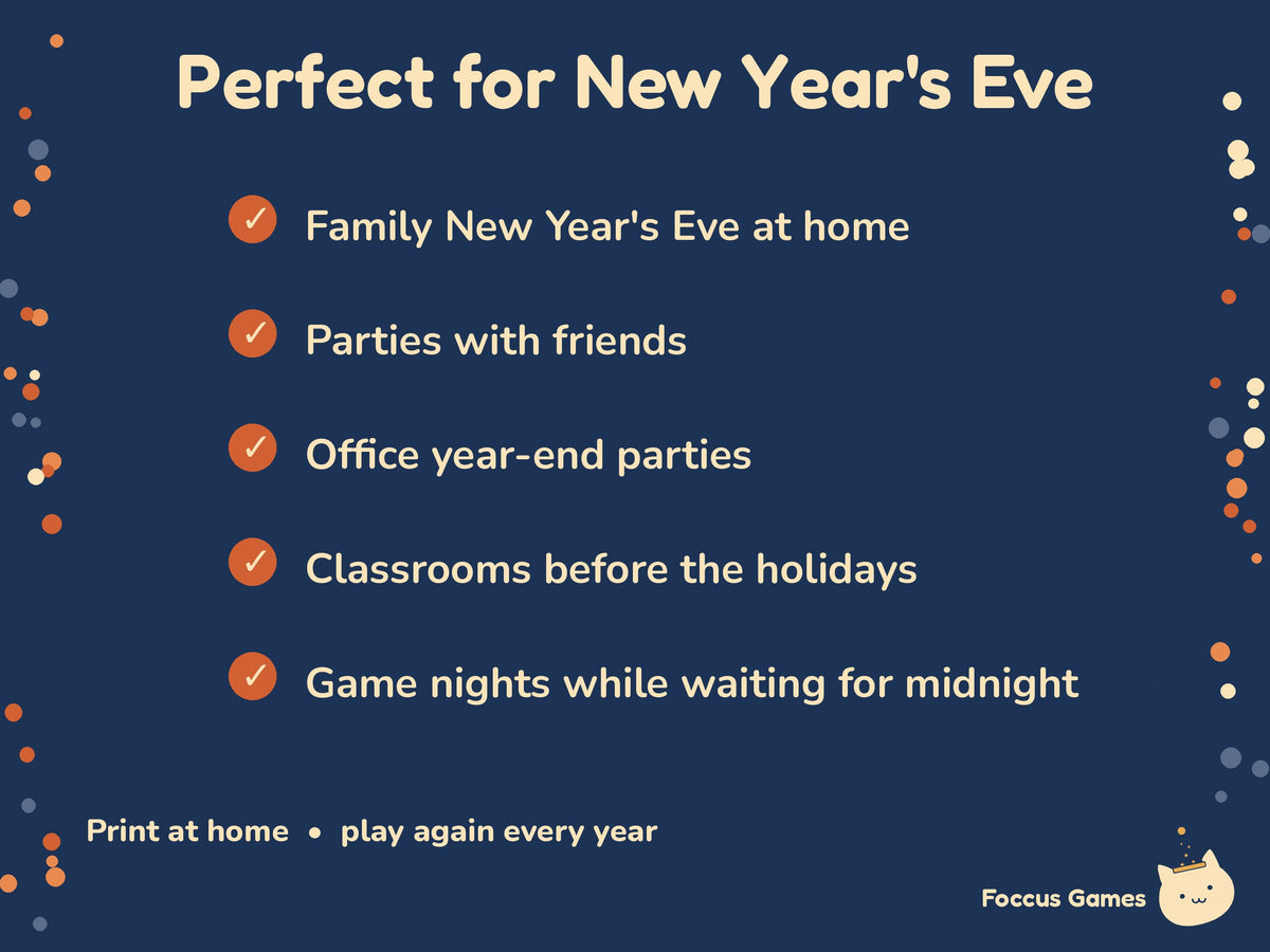 New Year's Eve Party Game Bundle