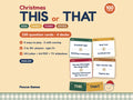 Christmas This or That Cards – printable Christmas party game and icebreaker with 100 question cards