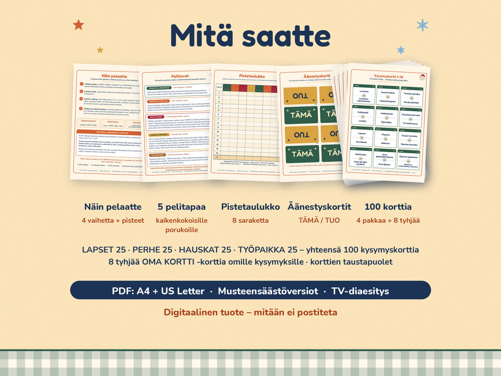 Joulun Tämä vai tuo – mitä saatte